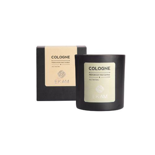 Cologne Premium Soy Wax Candle, Manly Indulgence Series