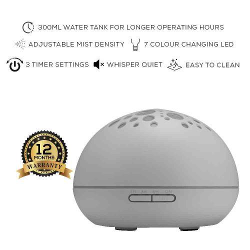 Dynamic Aroma Diffuser with 4 Mandala Series Fragrance Oils (GX-21K W)