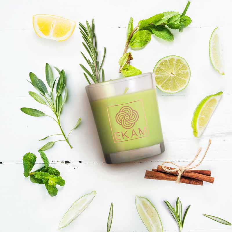 Mint Julep Shot Glass Scented Candle