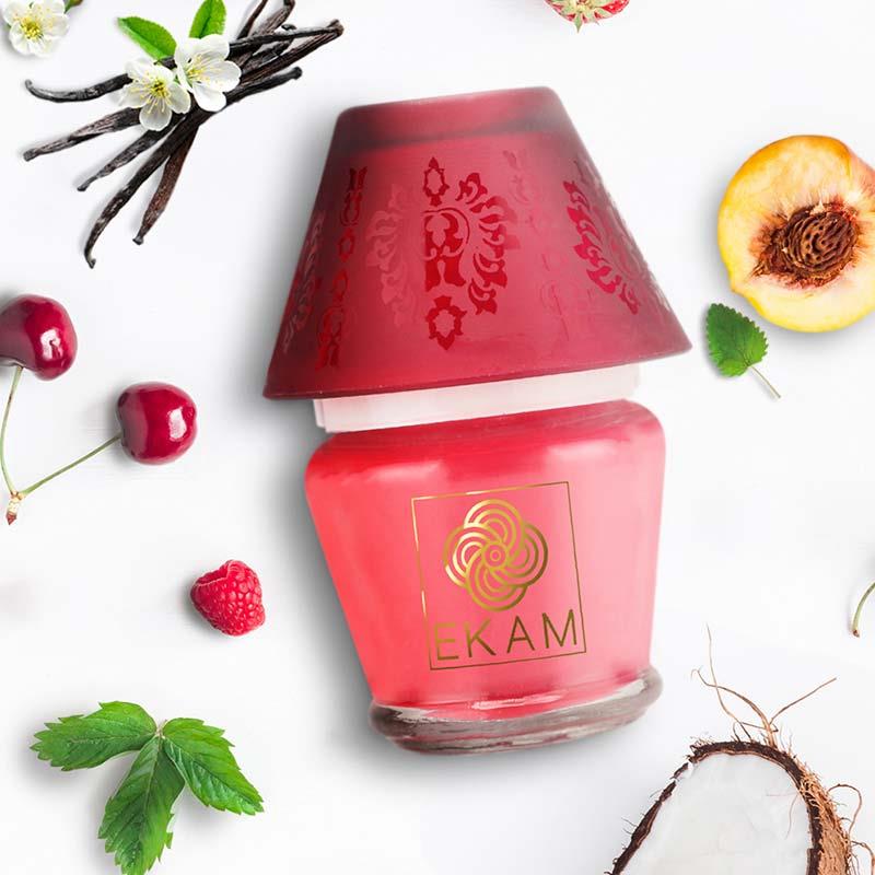 Strawberry Lampshade Scented Candle