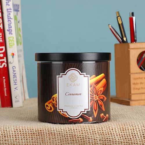 Cinnamon 3 Wick Jar Candle<br>Pick any 2 & get 50% off!