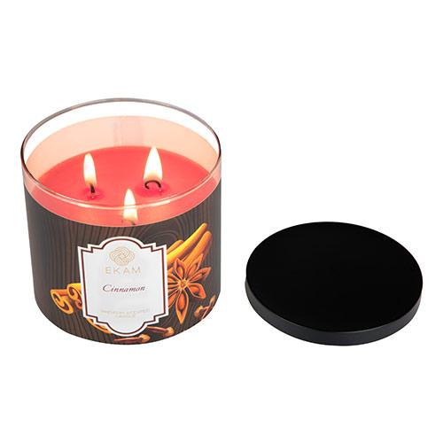 Cinnamon 3 Wick Jar Candle<br>Pick any 2 & get 50% off!