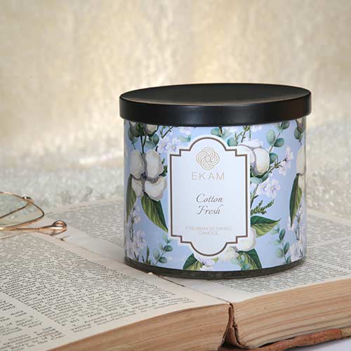 Cotton Fresh 3 Wick Jar Candle<br>Pick any 2 & get 50% off!