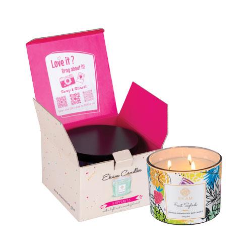 Fruit Splash 3 Wick Soy Wax Scented Candle