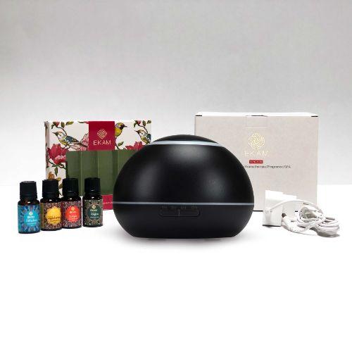 Dynamic Aroma Diffuser with 4 Mandala Series Fragrance Oils (GX-17K B)