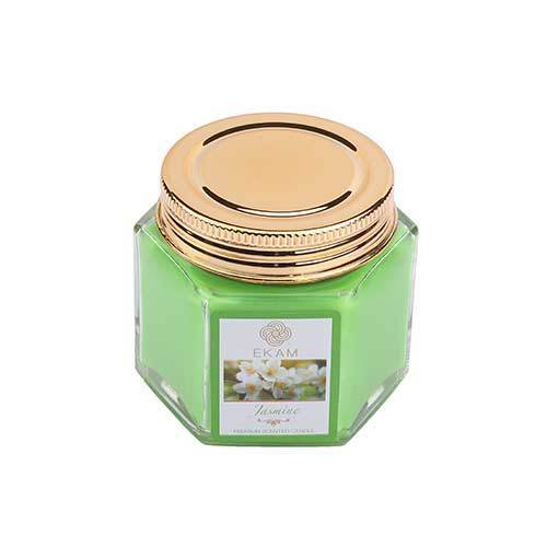 Jasmine Hexa Jar Scented Candle<br>(Pick any 6 & get 20% off)