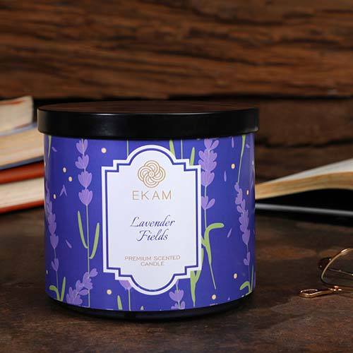 Lavender Fields 3 Wick Jar Candle<br>Pick any 2 & get 50% off!