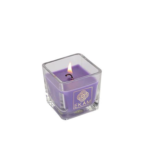 Lavender Square Cup Scented Candle