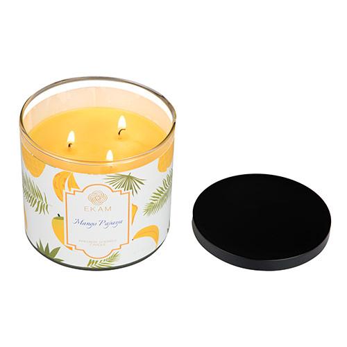 Mango Papaya 3 Wick Jar Candle<br>Pick any 2 & get 50% off!