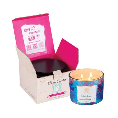 Ocean Dream 3 Wick Soy Wax Scented Candle