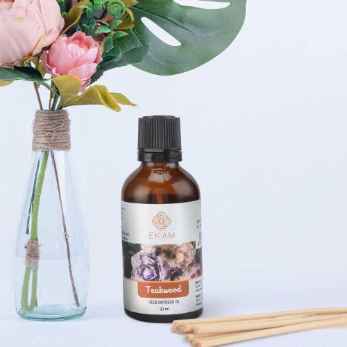 Teakwood Reed Diffuser Refill Pack, 50ml