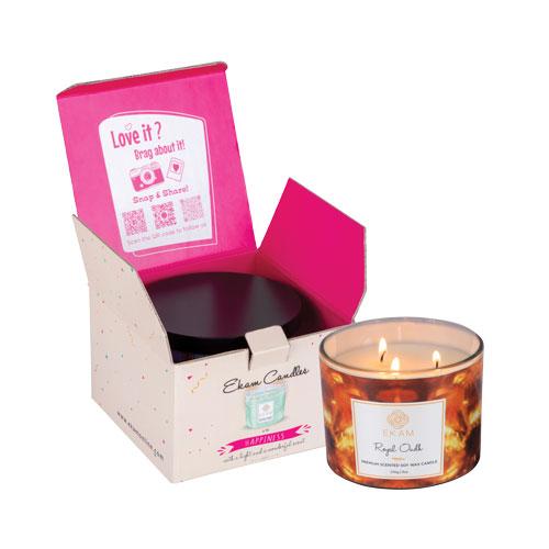 Royal Oudh 3 Wick Soy Wax Scented Candle