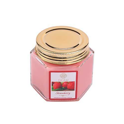 Strawberry Hexa Jar Scented Candle<br>(Pick any 6 & get 20% off)