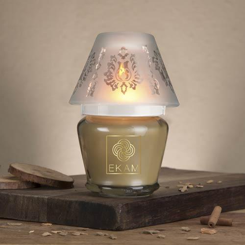 Teakwood Lampshade Scented Candle<br>(Pick any 2 & get 50% off)