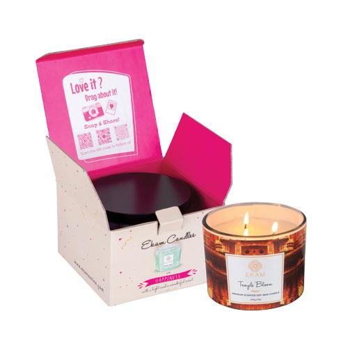 Temple Bloom 3 Wick Soy Wax Scented Candle