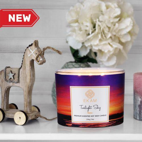 Twilight Sky 3 Wick Soy Wax Scented Candle