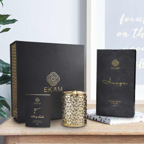 Eau De Parfum, Candle & Soap Gift Set