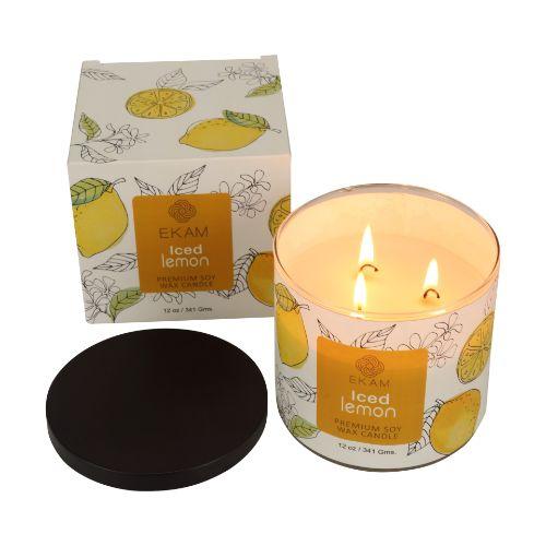 Juicy Pineapple Premium Soy Wax Candle, Fruity Series