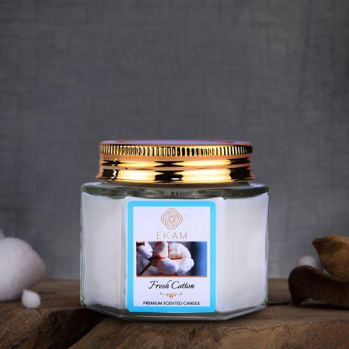 Fresh Cotton Hexa Jar Scented Candle<br>(Pick any 6 & get 20% off)