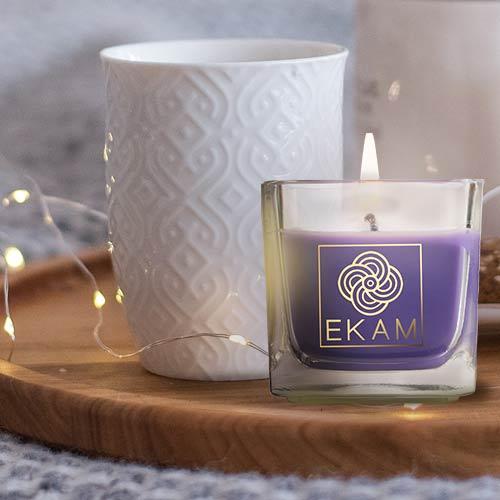 Lavender Square Cup Scented Candle