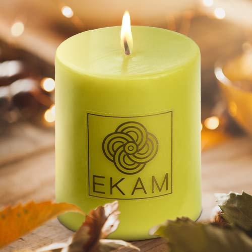 Spanish Moss Pillar Scented Candle<br>(Pick any 4 & get 20% off)