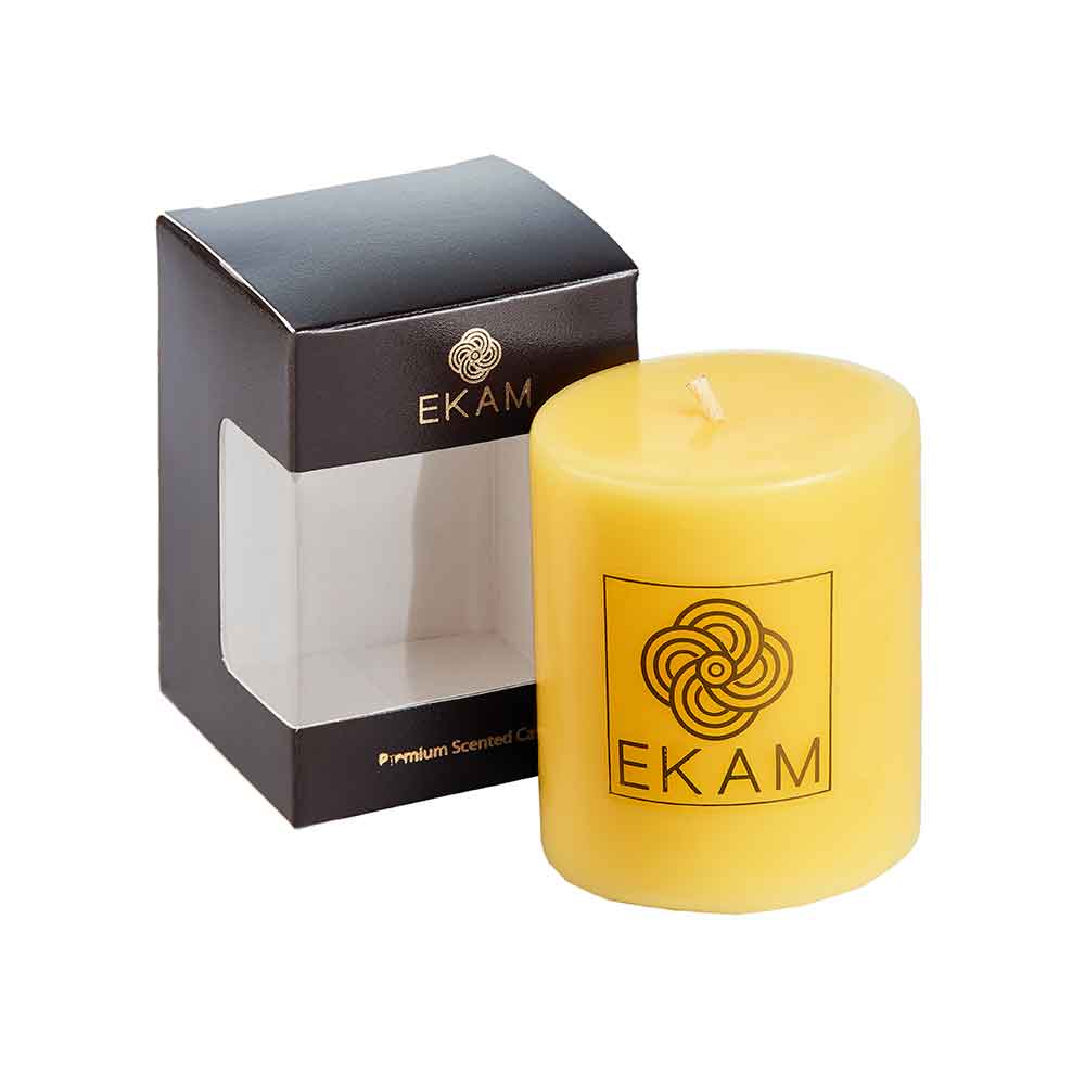 Mango Papaya Pillar Scented Candle<br>(Pick any 4 & get 20% off)