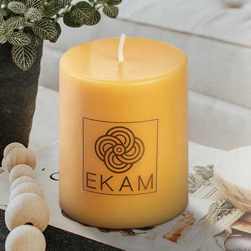 Mango Papaya Pillar Scented Candle<br>(Pick any 4 & get 20% off)