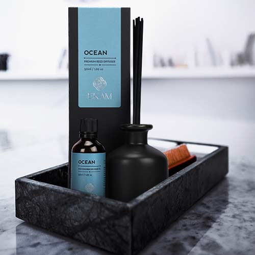 Ocean Premium Reed Diffuser Set, Manly Indulgence Series