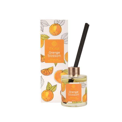 Orange Blossom Premium Reed Diffuser Set, Fruity Series