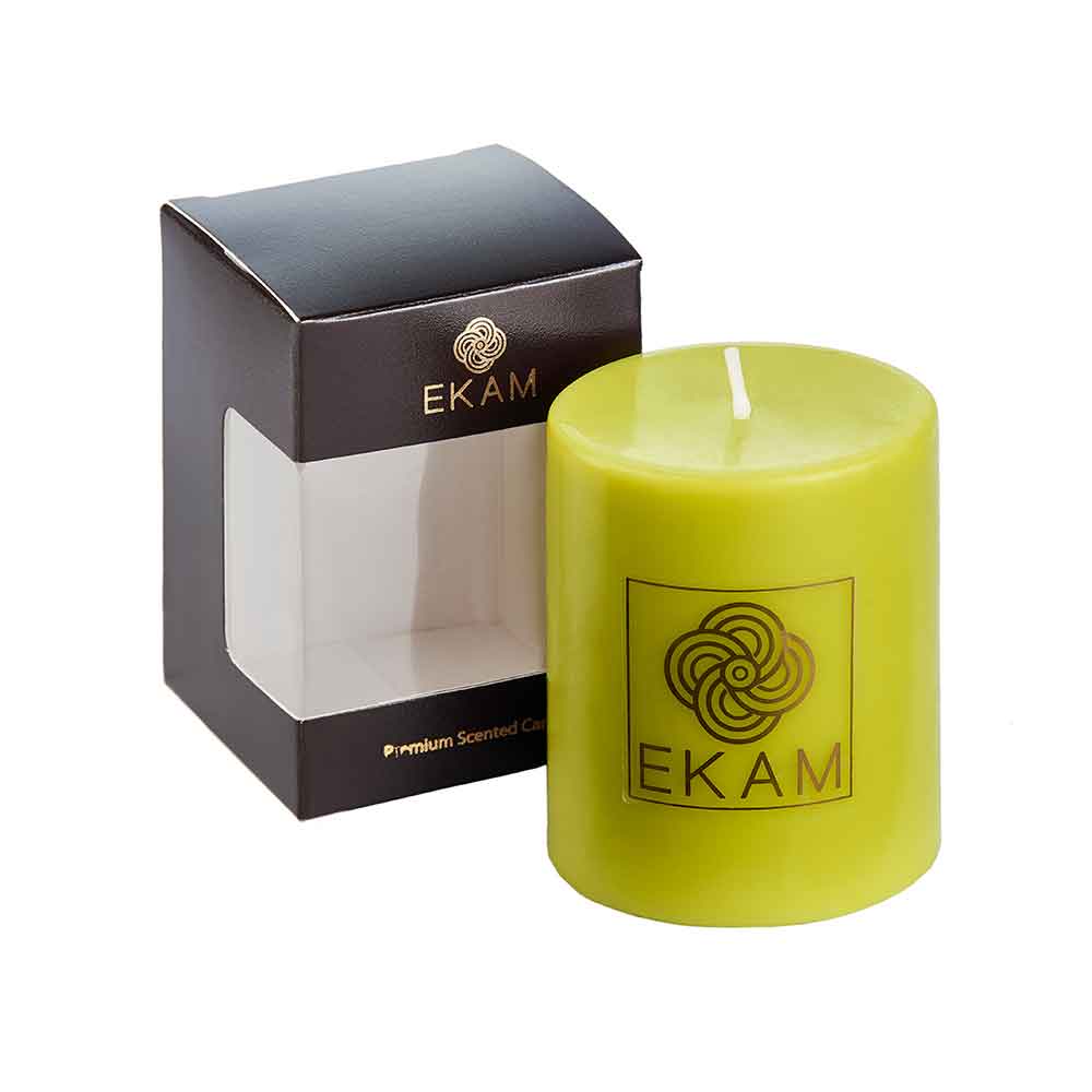 Spanish Moss Pillar Scented Candle<br>(Pick any 4 & get 20% off)