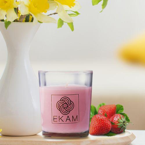 Strawberry Shot Glass Scented Candle<br>(Pick Any 12 & Get 20% Off)