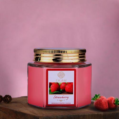 Strawberry Hexa Jar Scented Candle<br>(Pick any 6 & get 20% off)