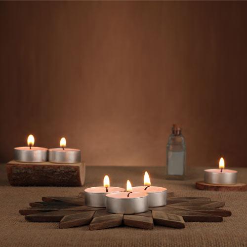 Unscented Tea Light Candles Set