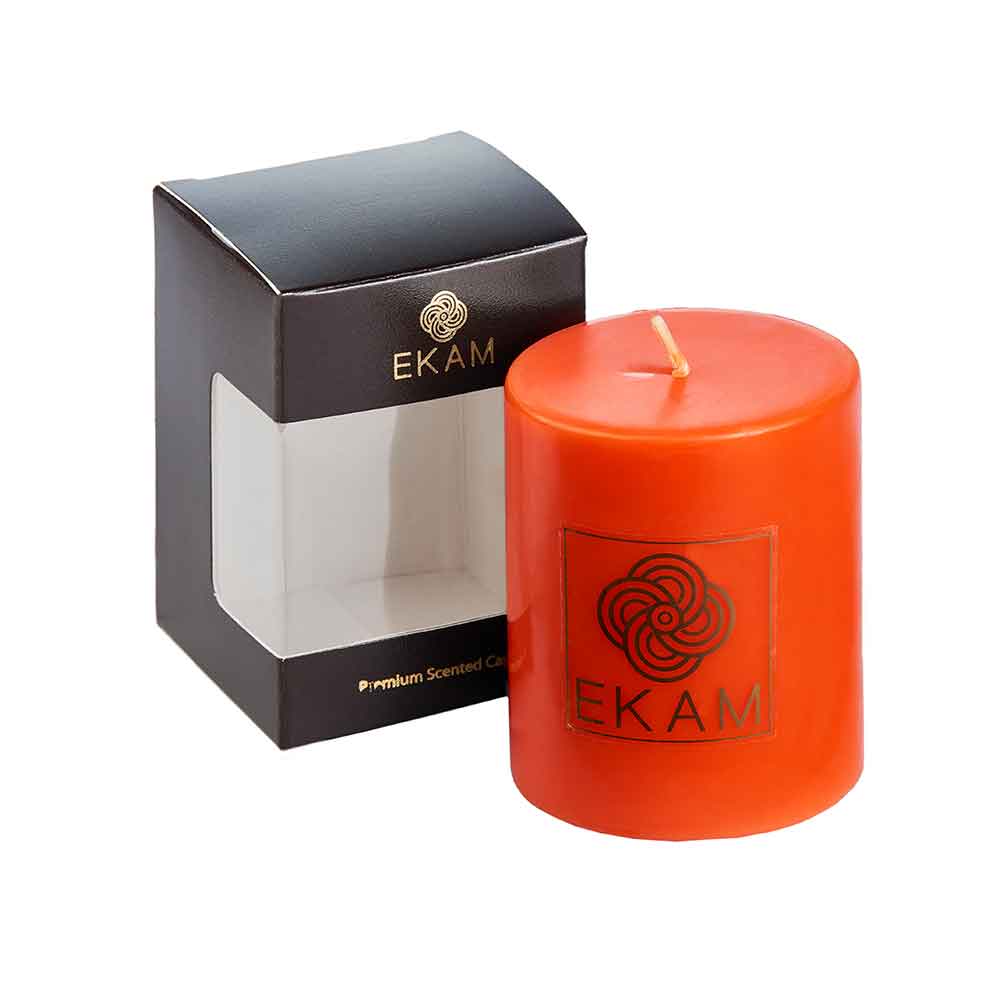 Temple Bloom Pillar Scented Candle<br>(Pick any 4 & get 20% off)